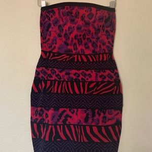 Guess by Marciano Strapless Bandage Dress